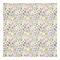 Whimsical Spring Floral Napkin 10" x 10" Cotton Twill Napkin
